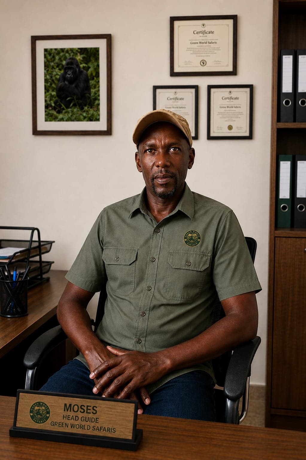 Ssentongo Moses, Co-Founder & Head Guide of Green World Safaris